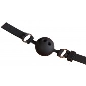 Малый силиконовый кляп-шар на ремешках - Orion - купить с доставкой в Туле