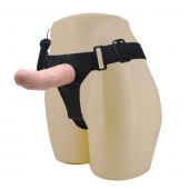 Реалистичный страпон-фаллоимитатор на трусиках Ultra Passionate Harness - 15 см. - Baile - купить с доставкой в Туле
