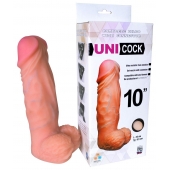 Фаллическая насадка Харнесс UNICOCK 10  - 25 см. - LOVETOY (А-Полимер) - купить с доставкой в Туле