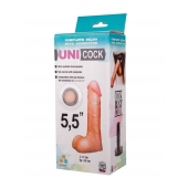 Фаллическая насадка Харнесс UNICOCK 5,5  - 17 см. - LOVETOY (А-Полимер) - купить с доставкой в Туле