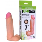 Фаллическая насадка Харнесс UNICOCK 7  - 19 см. - LOVETOY (А-Полимер) - купить с доставкой в Туле