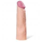 Реалистичная насадка с ярко выраженной головкой - 16,5 см. - A-toys - в Туле купить с доставкой