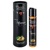 Массажное масло с ароматом экзотических фруктов Huile de Massage Gourmande Fruits Exotiques - 59 мл. - Plaisir Secret - купить с доставкой в Туле