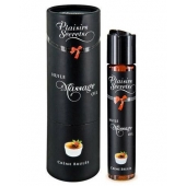 Массажное масло с ароматом крем брюле Huile de Massage Gourmande Creme Brulée - 59 мл. - Plaisir Secret - купить с доставкой в Туле