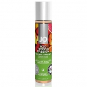 Смазка с ароматом тропических фруктов JO Flavored Tropical Passion - 30 мл. - System JO - купить с доставкой в Туле