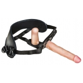 Женский страпон с вагинальной пробкой Woman Strap - 18 см. - LOVETOY (А-Полимер) - купить с доставкой в Туле