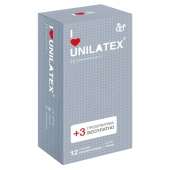 Презервативы с точками Unilatex Dotted - 12 шт. + 3 шт. в подарок - Unilatex - купить с доставкой в Туле