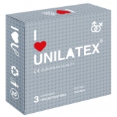 Презервативы с точками Unilatex Dotted - 3 шт. - Unilatex - купить с доставкой в Туле