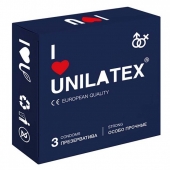 Ультрапрочные презервативы Unilatex Extra Strong - 3 шт. - Unilatex - купить с доставкой в Туле