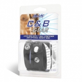 Утяжка для мошонки и пениса Cock Ring With 1  Ball Stretcher And Optional Weight Ring - BlueLine - купить с доставкой в Туле