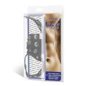 Утяжка на пенис и мошонку Cock Ring With 1.5  Ball Stretcher And Optional Weight Ring - BlueLine - купить с доставкой в Туле