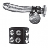 Ремень на член и мошонку 1.5  Cock Ring With Ball Strap - BlueLine - купить с доставкой в Туле