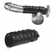 Сбруя на член на шнуровке 5  Cock Sheath - BlueLine - купить с доставкой в Туле