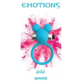 Голубое эрекционное виброколечко Emotions Minnie Breeze - Lola Games - в Туле купить с доставкой
