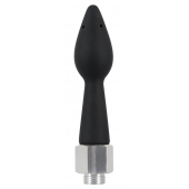 Чёрная анальная насадка для душа Anal Douche Rear Splash - Orion - купить с доставкой в Туле