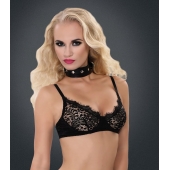 Полиуретановый ошейник с пуклями и D-кольцами Collar with Studs - Blush Novelties - купить с доставкой в Туле