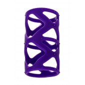 Фиолетовая насадка-сетка на пенис - 7,5 см. - A-toys - в Туле купить с доставкой