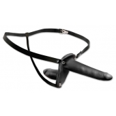 Женский страпон с вагинальной пробкой Double Penetrix Strap-on - 15 см. - Pipedream - купить с доставкой в Туле