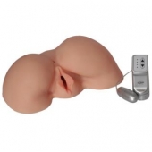 Телесная вибровагина из киберкожи с выносным пультом - LOVETOY (А-Полимер) - в Туле купить с доставкой