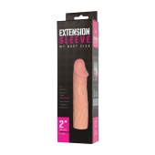 Телесная насадка-удлинитель Extension sleeve - 17 см. - Sitabella - в Туле купить с доставкой