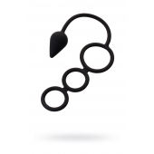 Тройное эрекционное кольцо с анальным хвостом Drop S-size - Erotist Adult Toys - в Туле купить с доставкой