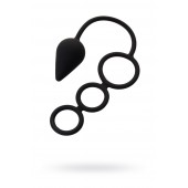 Тройное эрекционное кольцо с анальным хвостом Drop M-size - Erotist Adult Toys - в Туле купить с доставкой