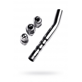 Металлический анальный душ с тремя насадками - ToyFa - купить с доставкой в Туле