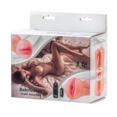 Двусторонний мастурбатор с вибропулей Satisfaction Babylicious - Lola Games - в Туле купить с доставкой