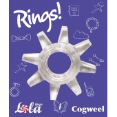 Прозрачное эрекционное кольцо Rings Cogweel - Lola Games - в Туле купить с доставкой