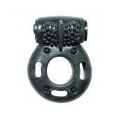 Черное эрекционное кольцо с вибрацией Rings Axle-pin - Lola Games - в Туле купить с доставкой