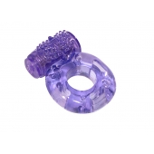 Фиолетовое эрекционное кольцо с вибрацией Rings Axle-pin - Lola Games - в Туле купить с доставкой