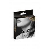 Черный чокер с замком в форме сердца - Bijoux Pour Toi - купить с доставкой в Туле