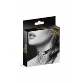 Черный чокер с двумя кольцами - Bijoux Pour Toi - купить с доставкой в Туле