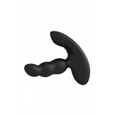 Черный силиконовый стимулятор простаты Levett Nitoc с пультом ДУ - Levett - в Туле купить с доставкой