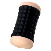 Двухсторонний мастурбатор JOS JANICE в черном цилиндре - JOS - в Туле купить с доставкой