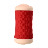 Двухсторонний мастурбатор JOS  NADIN в красном цилиндре - JOS - в Туле купить с доставкой