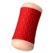 Двухсторонний мастурбатор JOS  NADIN в красном цилиндре - JOS - в Туле купить с доставкой