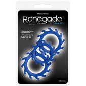 Набор из 3 синих эрекционных колец Renegade Gears - NS Novelties - в Туле купить с доставкой