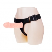 Телесный фаллоимитатор на трусиках Jessica Strap-On - 15,5 см. - Baile - купить с доставкой в Туле
