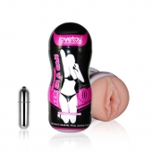 Мастурбатор-вагина Sex In A Can Vibra Vagina Tunnel - Lovetoy - в Туле купить с доставкой