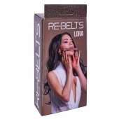 Кляп-трензель Lora с металлическими кольцами - Rebelts - купить с доставкой в Туле