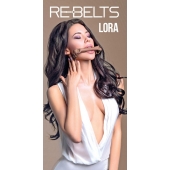 Кляп-трензель Lora с металлическими кольцами - Rebelts - купить с доставкой в Туле
