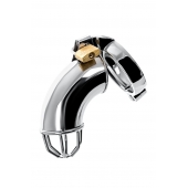 Серебристый мужской пояс верности TOYFA Metal - ToyFa - купить с доставкой в Туле