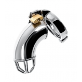 Серебристый мужской пояс верности TOYFA Metal - ToyFa - купить с доставкой в Туле