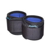 Неопреновые черно-синие наручники - Sitabella - купить с доставкой в Туле