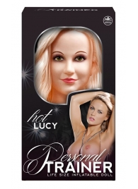 Надувная кукла с вибрацией и 2 любовными отверстиями Hot Lucy Lifesize Love Doll - NMC - в Туле купить с доставкой