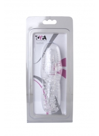 Прозрачная насадка с шишечками и шипами - 13,5 см. - Toyfa Basic - в Туле купить с доставкой