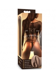 Коричневый мастубратор-вагина Nicole s Kitty - Blush Novelties - в Туле купить с доставкой