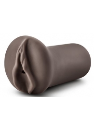 Коричневый мастубратор-вагина Nicole s Kitty - Blush Novelties - в Туле купить с доставкой