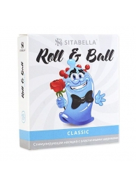 стимулирующий презерватив-насадка Roll   Ball Classic - Sitabella - купить с доставкой в Туле